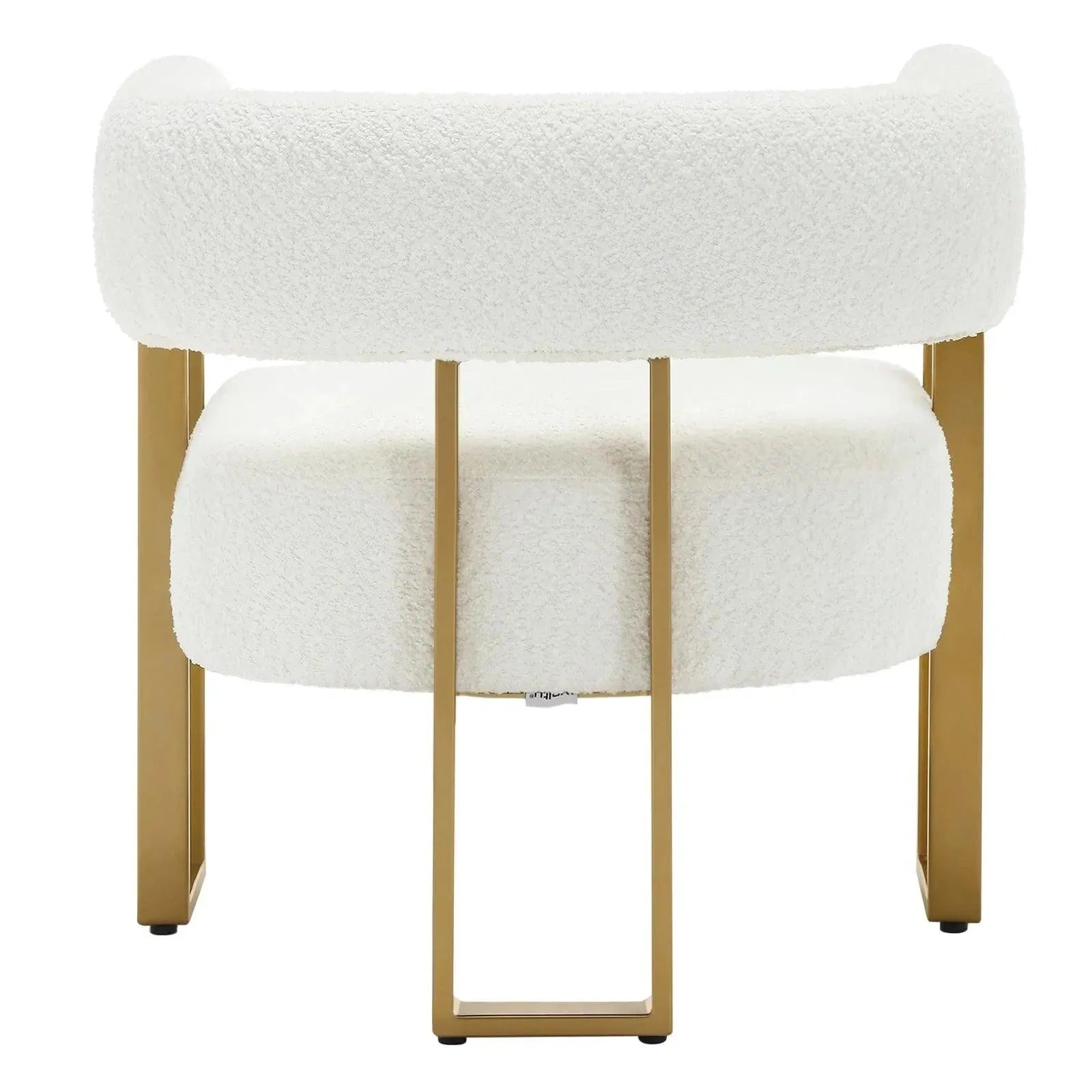 Feronza™ Armchair – Chenille Stoffen Lounge Stoel met Brede Rugleuning voor Woonkamer en Slaapkamer - Feronza